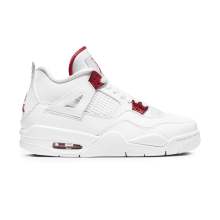 White 4 Retro Air Jordan Basketball Shoes Kids 408452-112