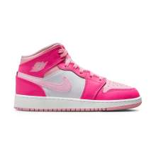 Pink 1 Mid Air Jordan Basketball Shoes Kids FD8780-116