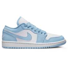 Blue 1 Low Air Jordan Basketball Shoes Womens DC0774-141