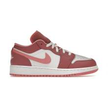 Pink 1 Low Air Jordan Basketball Shoes Kids 553560-616