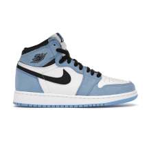 Modrá Basketbalové Boty Air Jordan Děti 1 Retro High 575441-134