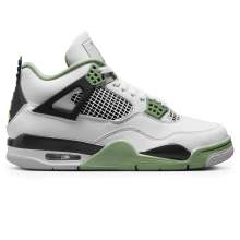 Green 4 Retro Air Jordan Basketball Shoes Womens AQ9129-103