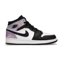 Black 1 Mid SE Air Jordan Basketball Shoes Kids DM6216-001