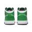 Green 1 Mid Air Jordan Basketball Shoes Kids DQ8423-301