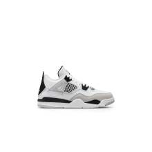 White 4 Retro Air Jordan Basketball Shoes Kids BQ7669-111