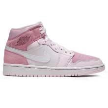Pink 1 Mid Air Jordan Basketball Shoes Womens CW5379-600