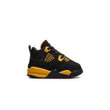 Black 4 Retro Air Jordan Basketball Shoes Kids BQ7670-017
