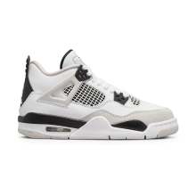 White 4 Retro Air Jordan Basketball Shoes Kids 408452-111