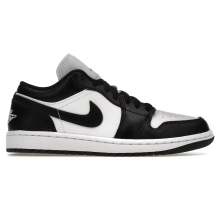 Black / White 1 Low Air Jordan Basketball Shoes Womens DCO774-101