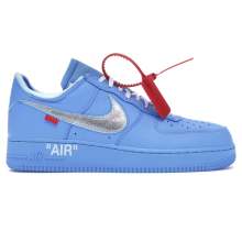 Air Force 1 Low Παπούτσια Καλαθοσφαίρισης Nike x Off White Άνδρες Μπλε Λευκό CI1173-400
