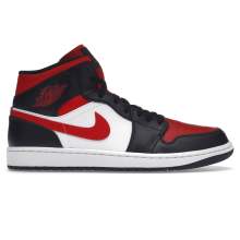 Chaussures De Basketball Hommes 1 Mid Rouge Air Jordan 554724-079