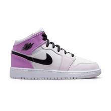 Purple 1 Mid Air Jordan Basketball Shoes Kids DQ8423-501