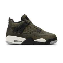 Green 4 Retro SE Air Jordan Basketball Shoes Kids FB9928-200