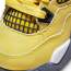 Yellow 4 Retro Air Jordan Basketball Shoes Kids BQ7670-700