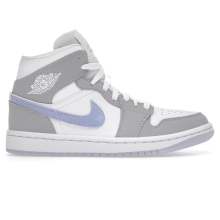 Grey 1 Mid Air Jordan Basketball Shoes Womens BQ6472-105