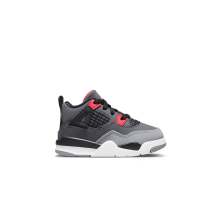 Grey 4 Retro Air Jordan Basketball Shoes Kids BQ7670-061
