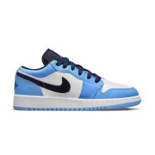 Blue 1 Low Air Jordan Basketball Shoes Kids 553560-144