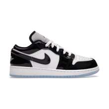 Black 1 Low SE Air Jordan Basketball Shoes Kids DV1333-100