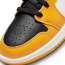 Yellow 1 Mid Air Jordan Basketball Shoes Kids 554725-701