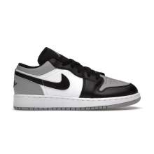 Grey 1 Low Air Jordan Basketball Shoes Kids 553560-052