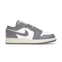 Grey 1 Low Air Jordan Basketball Shoes Kids 553560-053