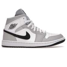 Grey 1 Mid Air Jordan Basketball Shoes Womens BQ6472-015