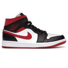 Chaussures De Basketball Hommes 1 Mid Rouge Air Jordan 554724-122