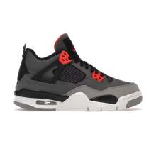 Grey 4 Retro Air Jordan Basketball Shoes Kids 408452-061